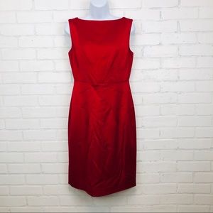 Banana Republic Red Cocktail Dress sz 4 S